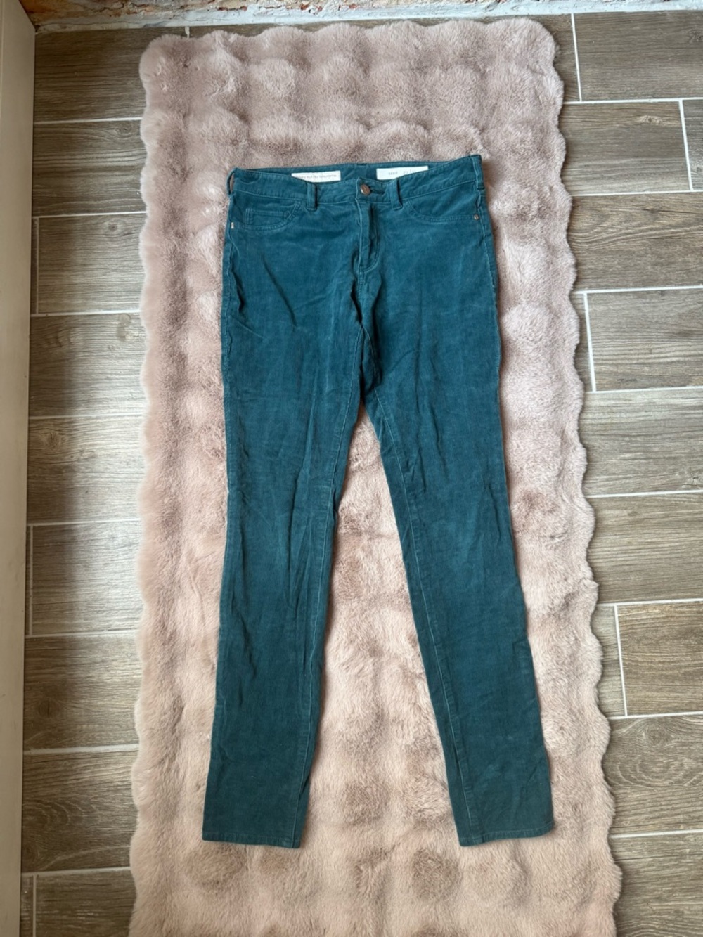 Pilcro and the Letterpress jeans, bluish green, size 27